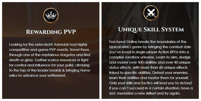 Fractured Online Goes Live Now content